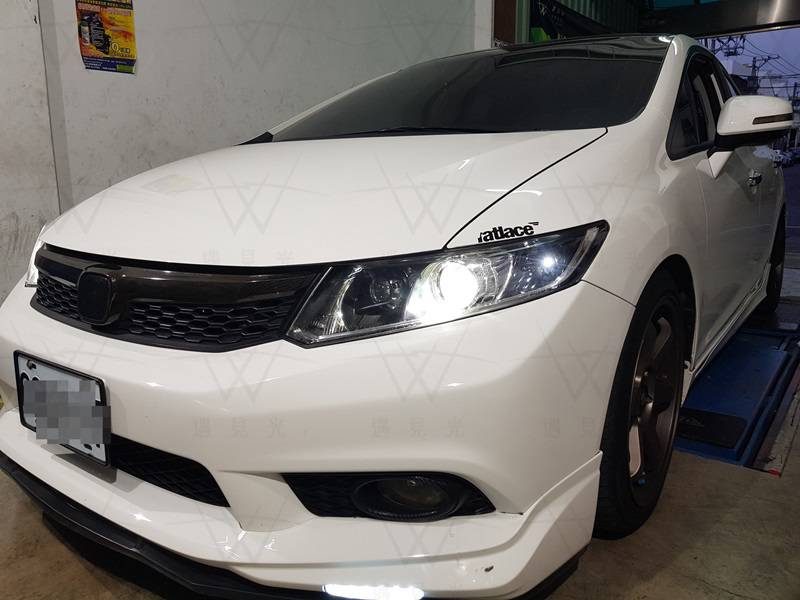 Honda Civic K12 魚眼大燈總成完工分享