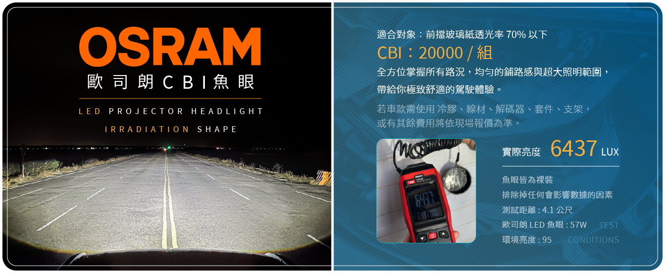 Osram LED魚眼 Osram LED魚眼